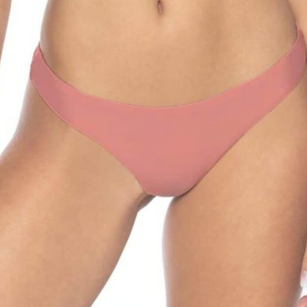 Pilyq Lotus Basic Ruched Teeny Bikini Bottoms PQ swim cheeky small New NWT - Picture 2 of 6